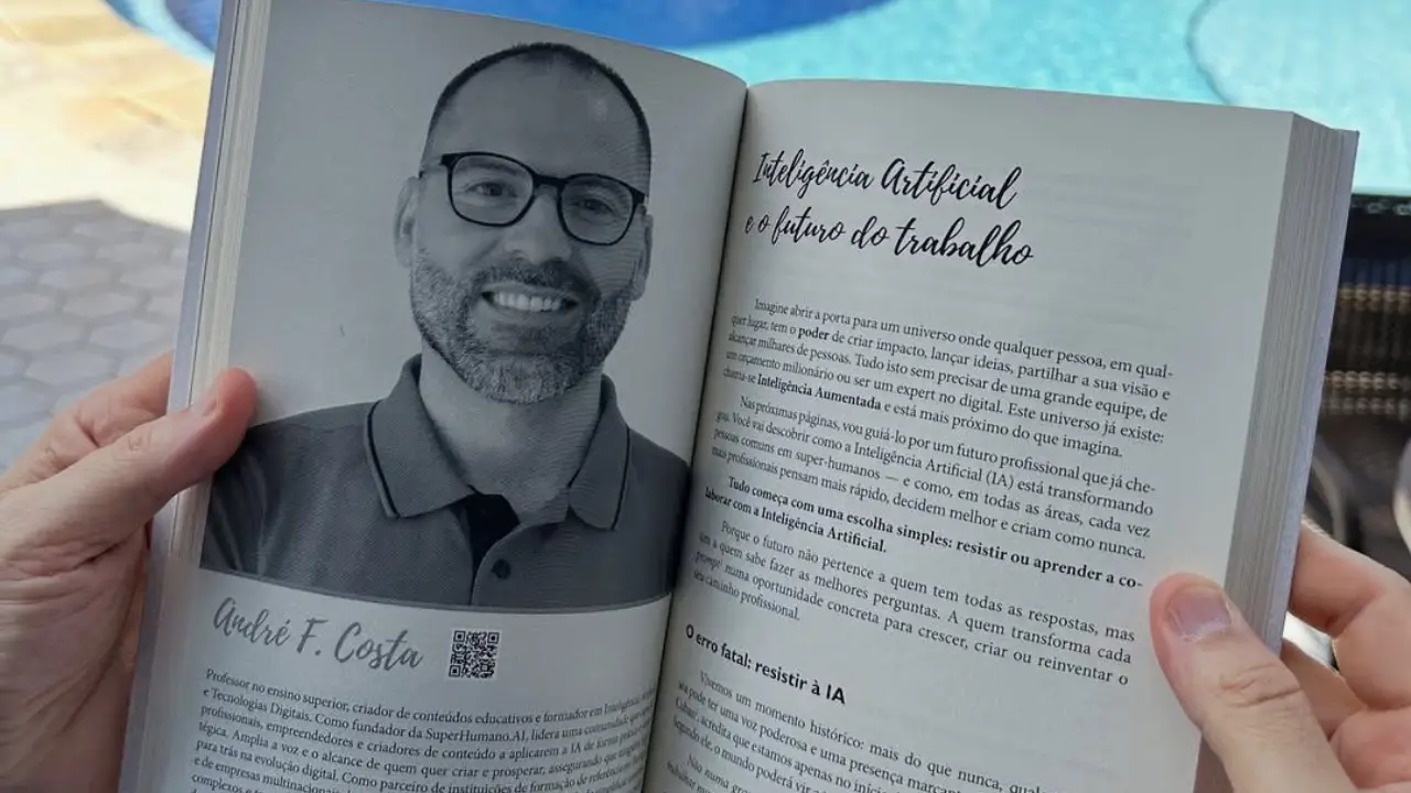 André Bacêlo e Costa e o livro Negócios e Carreira II — Inteligência Artificial e o Futuro do Trabalho