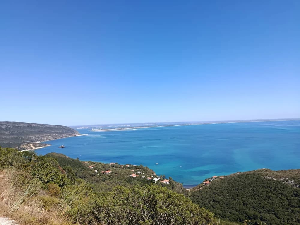Personal photograph of the Serra da Arrábida from one of the viewpoints along the road