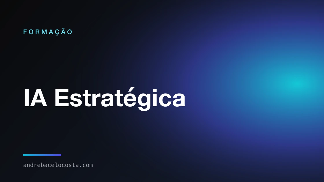 Capa da formação «IA Estratégica»